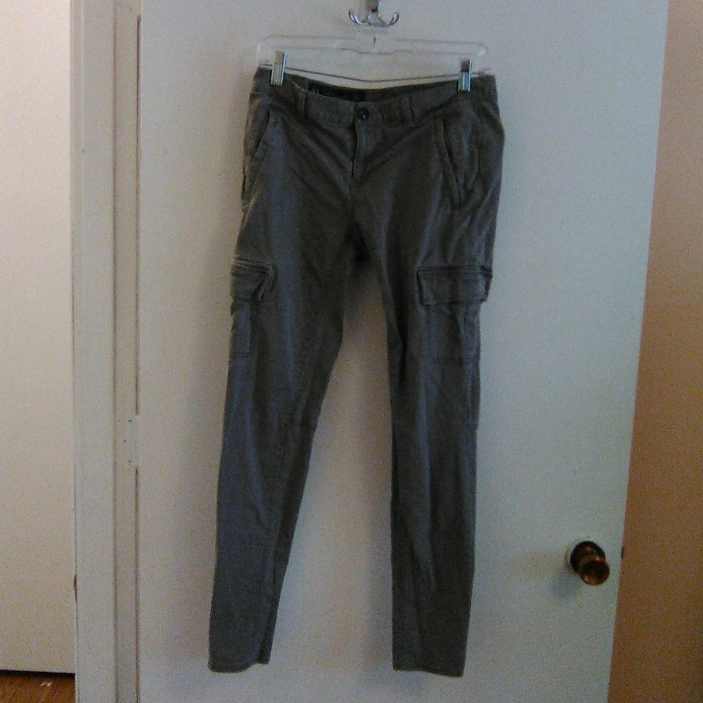 Armani Exchange Grey Skinny Cargo Jeans